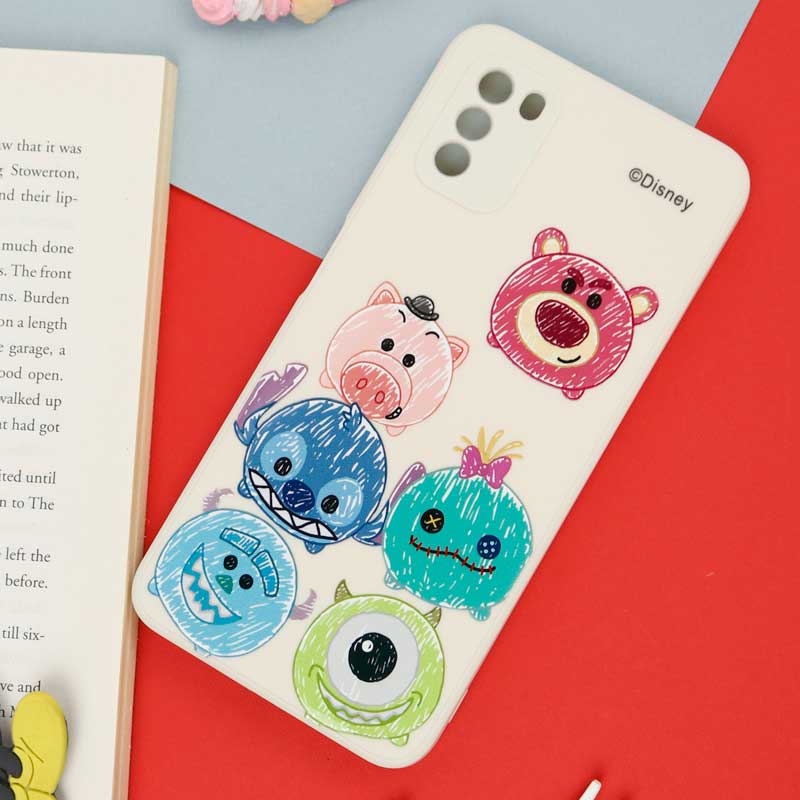 قاب سیلیکونی سفید محافظ لنزدار طرح دیزنی پسرانه Xiaomi Poco M3