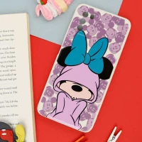 قاب سیلیکونی سفید محافظ لنزدار طرح میکی موس 2 شیائومی Xiaomi Poco M3