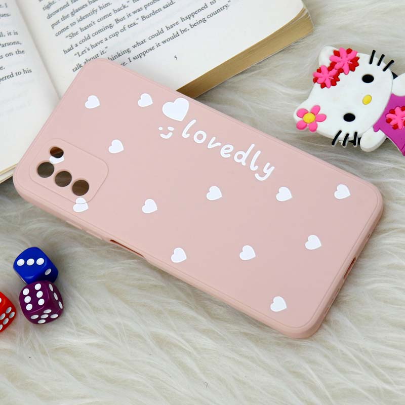 قاب سیلیکونی عروسکی محافظ لنزدار طرح Lovedly شیائومی Xiaomi Poco M3