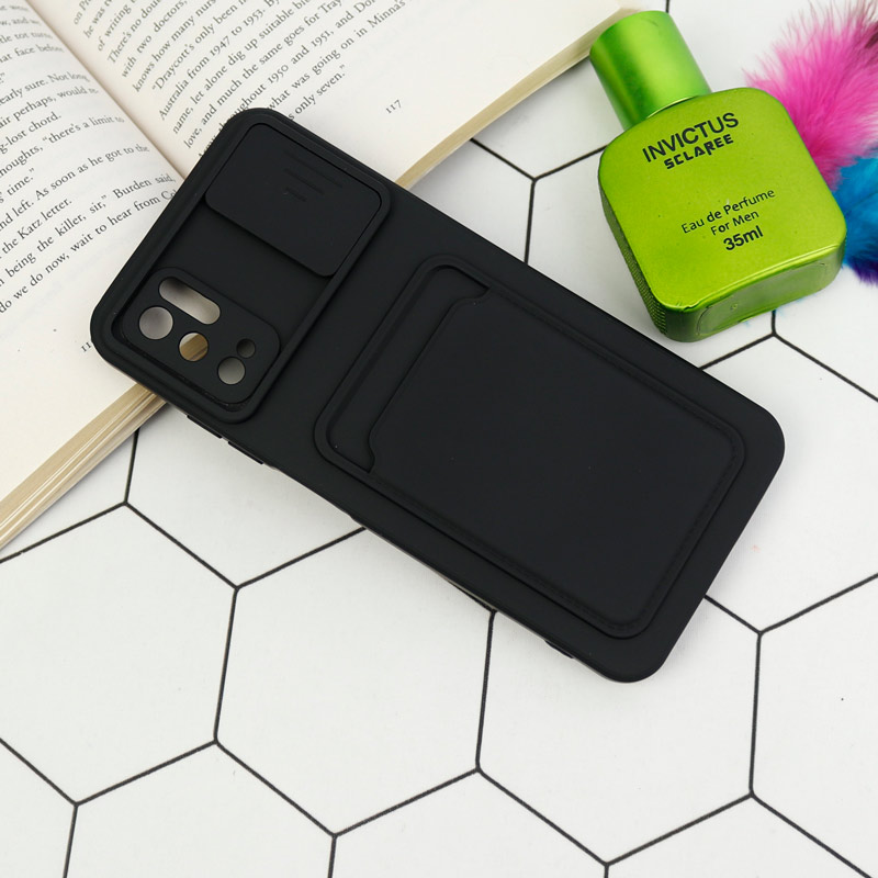 قاب سیلیکونی جاکارتی دار محافظ لنزکشویی Xiaomi Poco M3 Pro