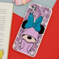 قاب سیلیکونی سفید محافظ لنزدار طرح میکی موس 2 شیائومی Xiaomi Poco M3 Pro