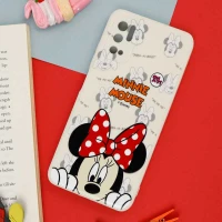قاب سیلیکونی سفید محافظ لنزدار طرح میکی موس 1 شیائومی Xiaomi Poco M3 Pro
