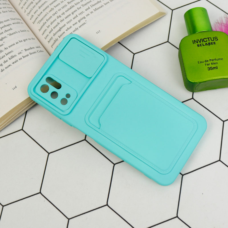 قاب سیلیکونی جاکارتی دار محافظ لنزکشویی Xiaomi Poco M3 Pro