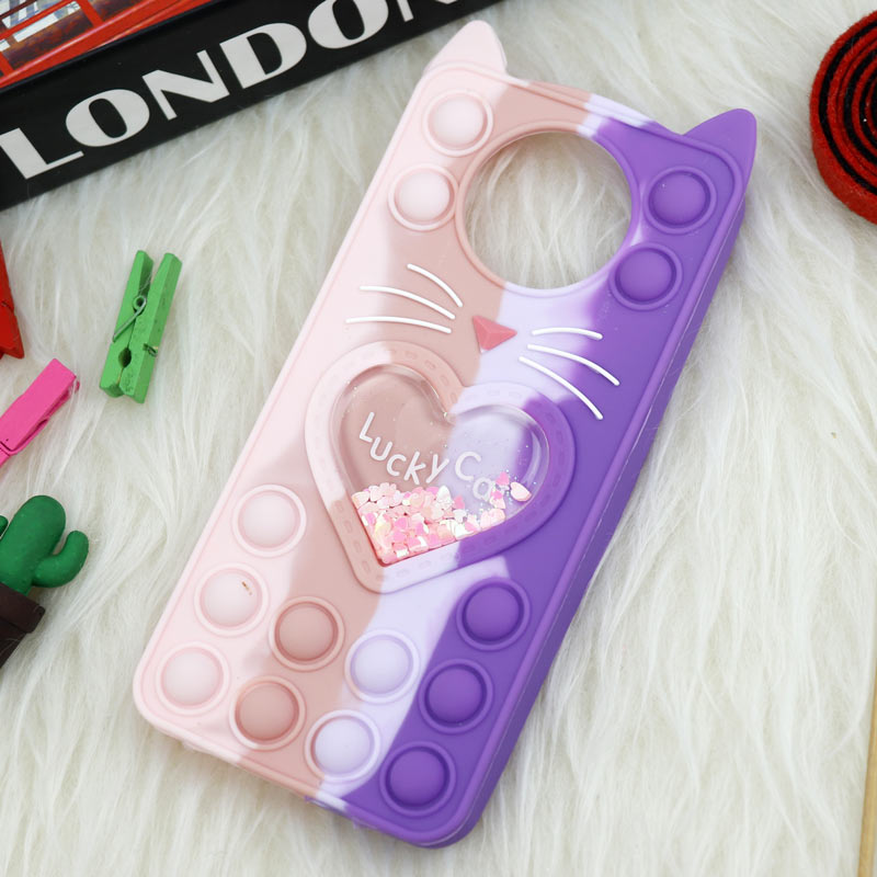 قاب اورجینال سیلیکونی آکواریومی Lucky Cat پاپیتی Xiaomi Poco X3