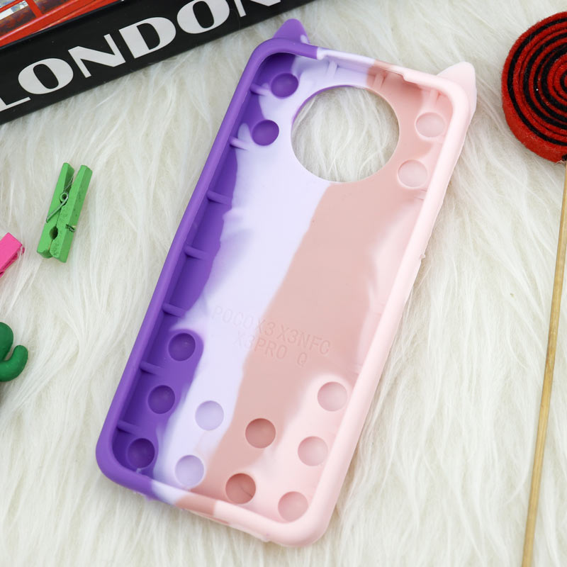 قاب اورجینال سیلیکونی آکواریومی Lucky Cat پاپیتی Xiaomi Poco X3