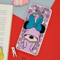قاب سیلیکونی سفید محافظ لنزدار طرح میکی موس 2 شیائومی Xiaomi Poco X3