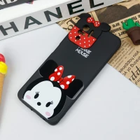 قاب سیلیکونی عروسکی محافظ لنزدار طرح Minnie Mouse شیائومی Xiaomi Redmi Note 10