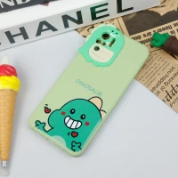 قاب سیلیکونی عروسکی محافظ لنزدار طرح Dinosaur شیائومی Xiaomi Redmi Note 10