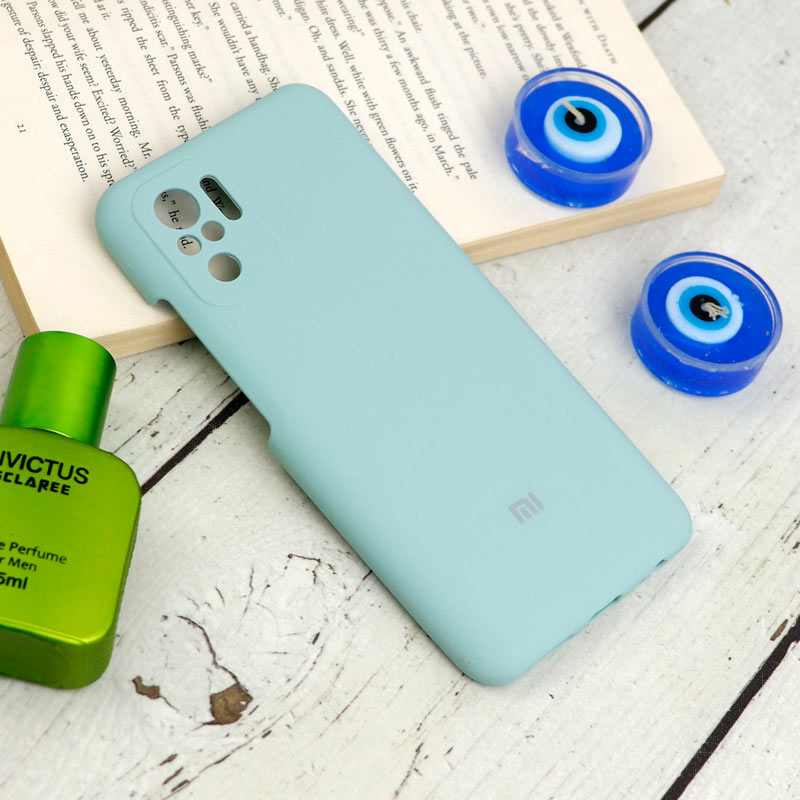 قاب سیلیکونی اصلی زیربسته شیائومی Redmi Note 10 / Note 10s محافظ لنزدار