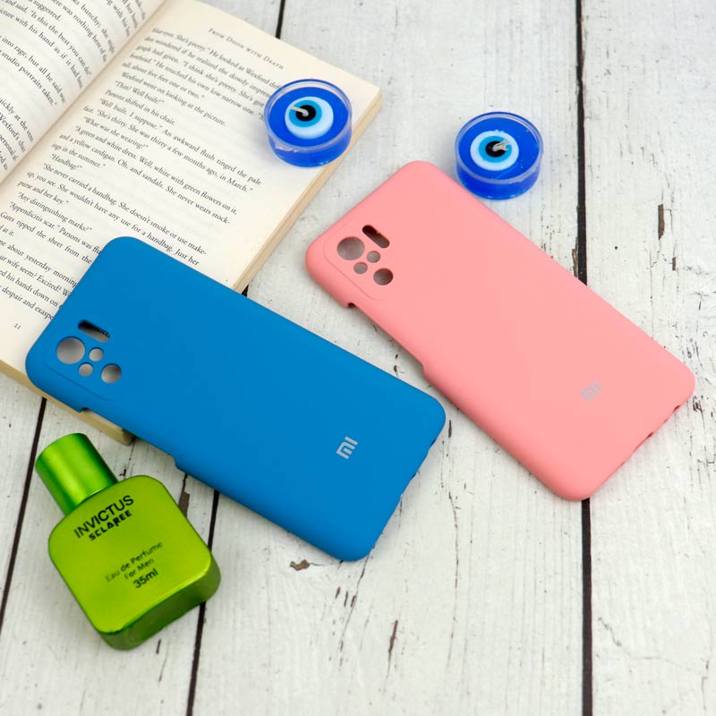 قاب سیلیکونی اصلی زیربسته شیائومی Redmi Note 10 / Note 10s محافظ لنزدار