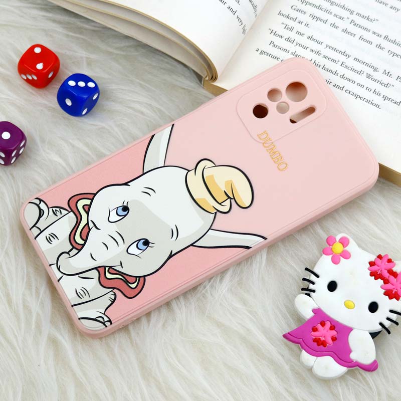 قاب سیلیکونی عروسکی محافظ لنزدار طرح دامبو Xiaomi Redmi Note 10 / Redmi Note 10s
