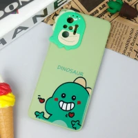 قاب سیلیکونی عروسکی محافظ لنزدار طرح Dinosaur شیائومی Xiaomi Redmi Note 10 Pro