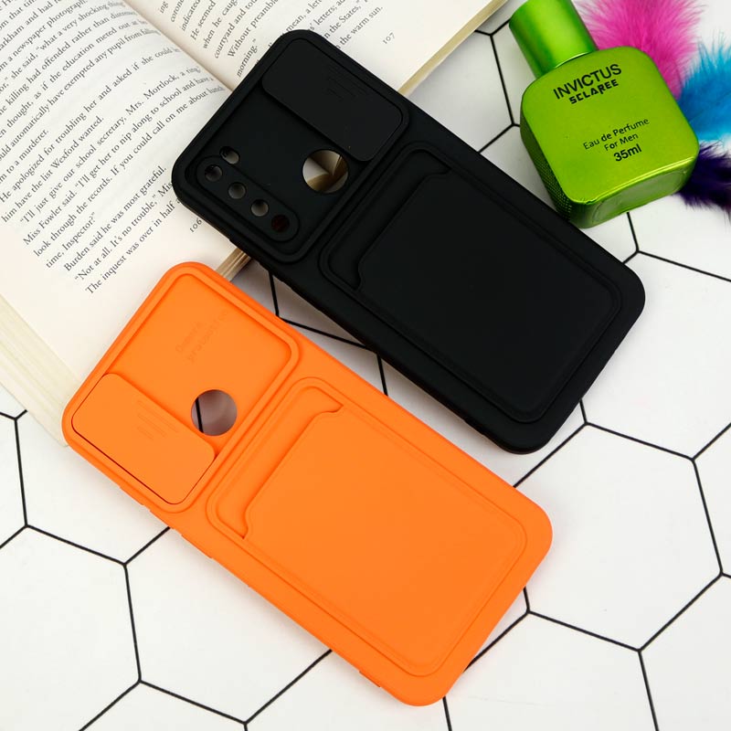 قاب سیلیکونی جاکارتی دار محافظ لنزکشویی Xiaomi Redmi Note 8