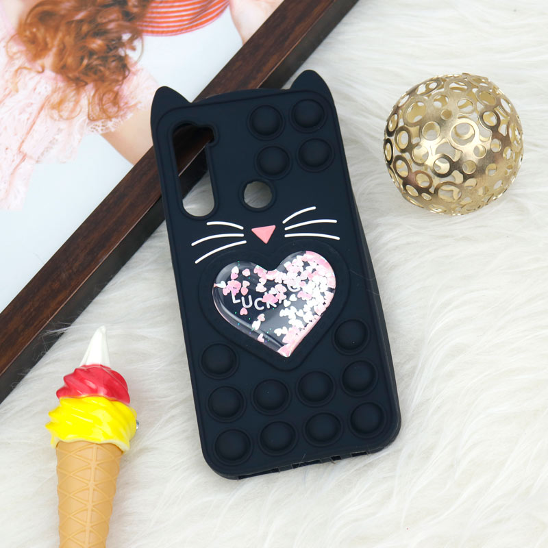 قاب اورجینال سیلیکونی آکواریومی Lucky Cat پاپیتی Xiaomi Redmi Note 8