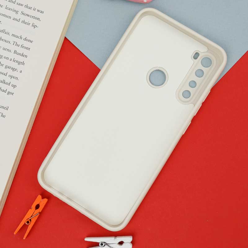 قاب سیلیکونی سفید محافظ لنزدار طرح میکی موس 1 شیائومی Xiaomi Redmi Note 8