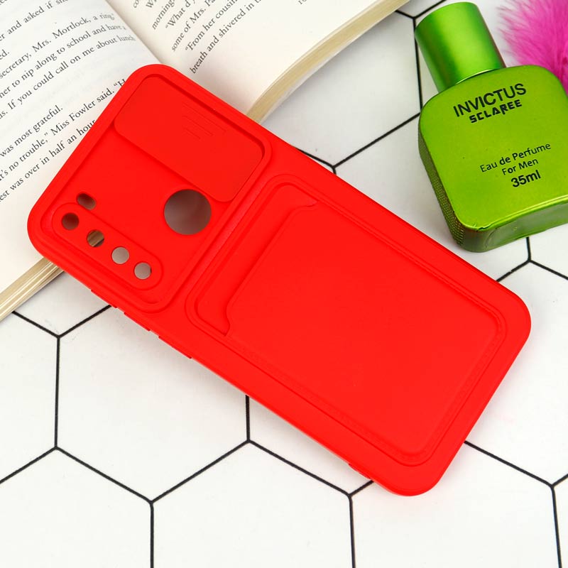 قاب سیلیکونی جاکارتی دار محافظ لنزکشویی Xiaomi Redmi Note 8