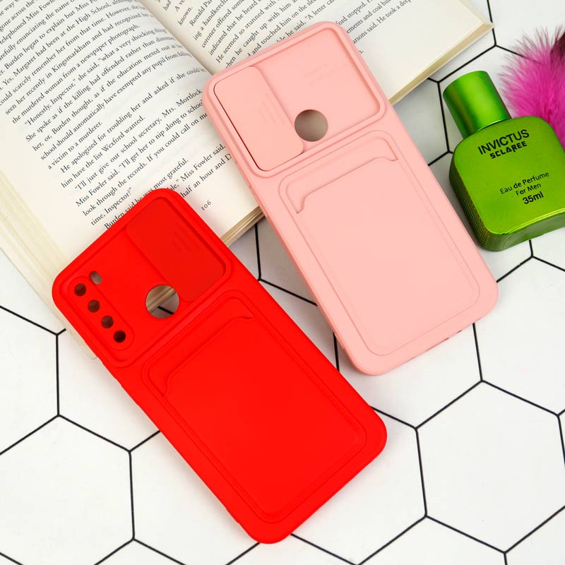 قاب سیلیکونی جاکارتی دار محافظ لنزکشویی Xiaomi Redmi Note 8