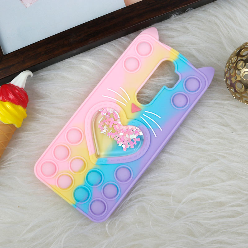 قاب اورجینال سیلیکونی آکواریومی Lucky Cat پاپیتی Xiaomi Redmi Note 8 Pro