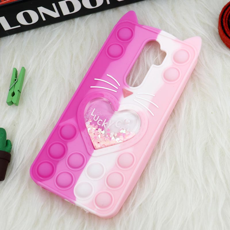 قاب اورجینال سیلیکونی آکواریومی Lucky Cat پاپیتی Xiaomi Redmi Note 8 Pro