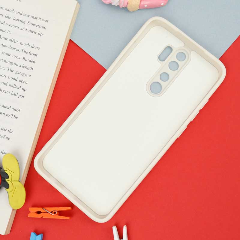 قاب سیلیکونی سفید محافظ لنزدار طرح میکی موس 1 شیائومی Xiaomi Redmi Note 8 Pro