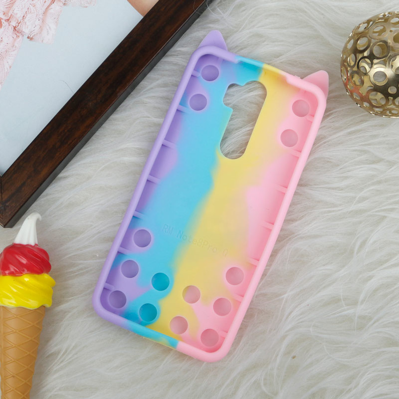 قاب اورجینال سیلیکونی آکواریومی Lucky Cat پاپیتی Xiaomi Redmi Note 8 Pro