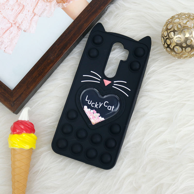 قاب اورجینال سیلیکونی آکواریومی Lucky Cat پاپیتی Xiaomi Redmi Note 8 Pro