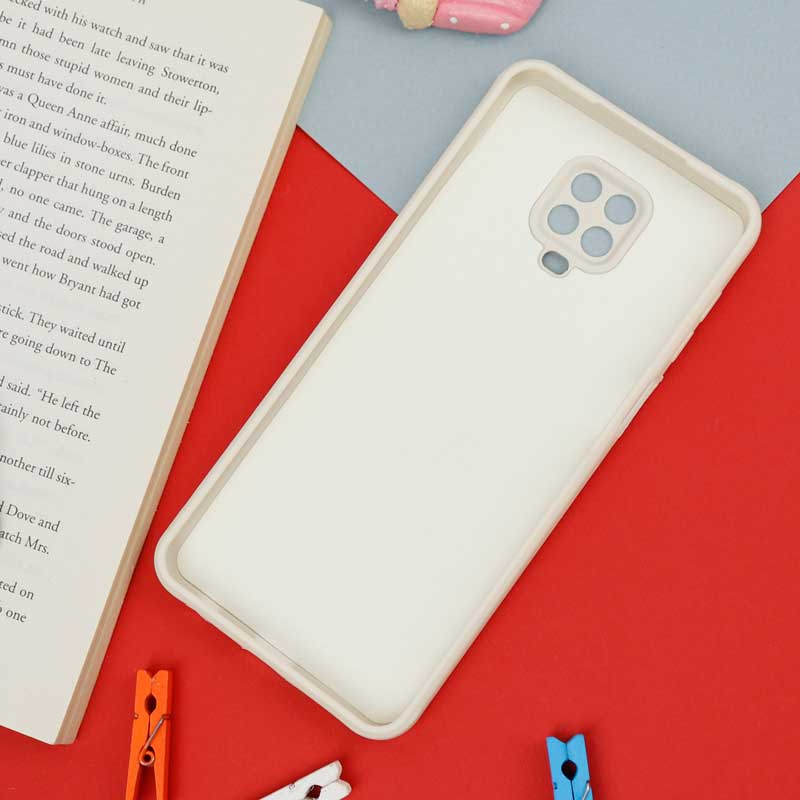 قاب سیلیکونی سفید محافظ لنزدار طرح میکی موس 1 شیائومی Xiaomi Redmi Note 9s / Note 9 Pro