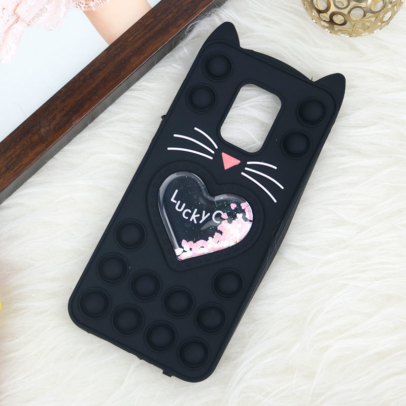 قاب اورجینال سیلیکونی آکواریومی Lucky Cat پاپیتی Xiaomi Redmi Note 9s / Note 9 Pro