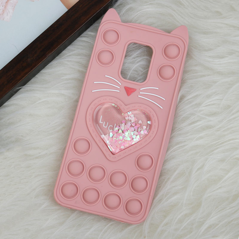 قاب اورجینال سیلیکونی آکواریومی Lucky Cat پاپیتی Xiaomi Redmi Note 9s / Note 9 Pro