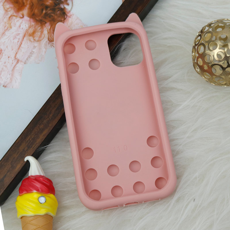 قاب اورجینال سیلیکونی آکواریومی Lucky Cat پاپیتی iPhone 11