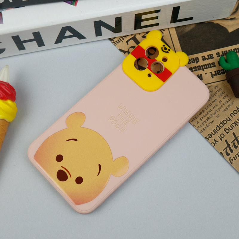 قاب سیلیکونی عروسکی محافظ لنزدار طرح Pooh آیفون iPhone 11 Pro Max