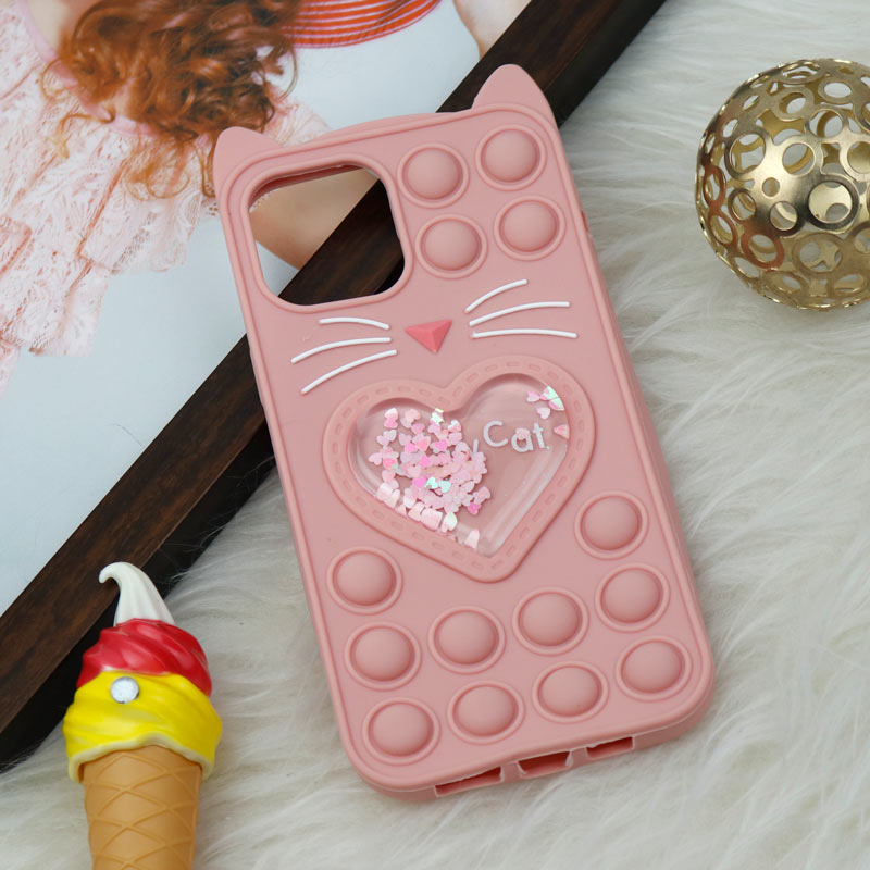 قاب اورجینال سیلیکونی آکواریومی Lucky Cat پاپیتی iPhone 12 Pro Max