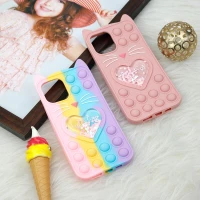قاب اورجینال سیلیکونی آکواریومی Lucky Cat پاپیتی iPhone 12 Pro Max