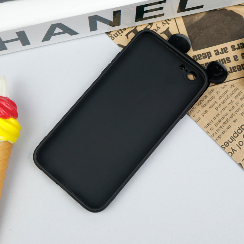 قاب سیلیکونی عروسکی محافظ لنزدار طرح Mickey Mouse آیفون iPhone 6/6s