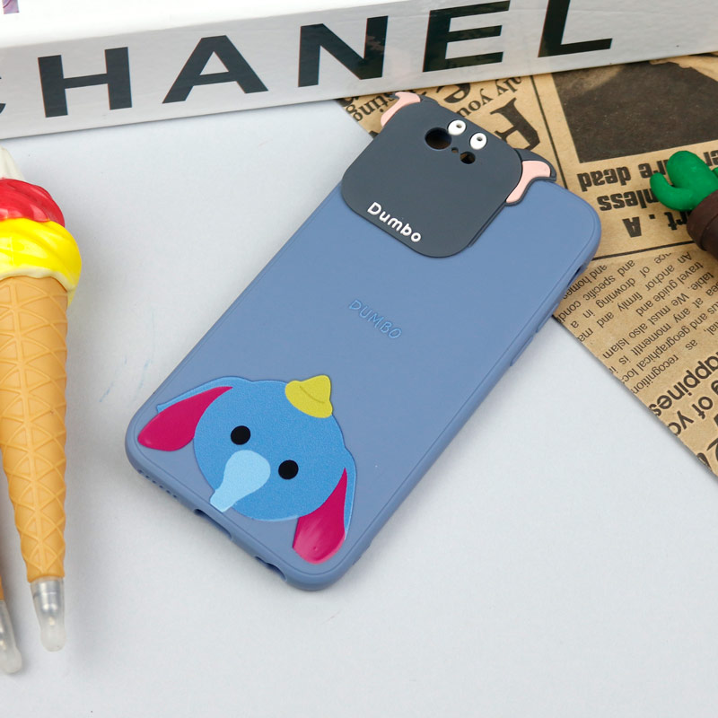 قاب سیلیکونی عروسکی محافظ لنزدار طرح Dumbo آیفون iPhone 6/6s