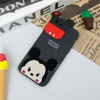 قاب سیلیکونی عروسکی محافظ لنزدار طرح Mickey Mouse آیفون iPhone 6/6s