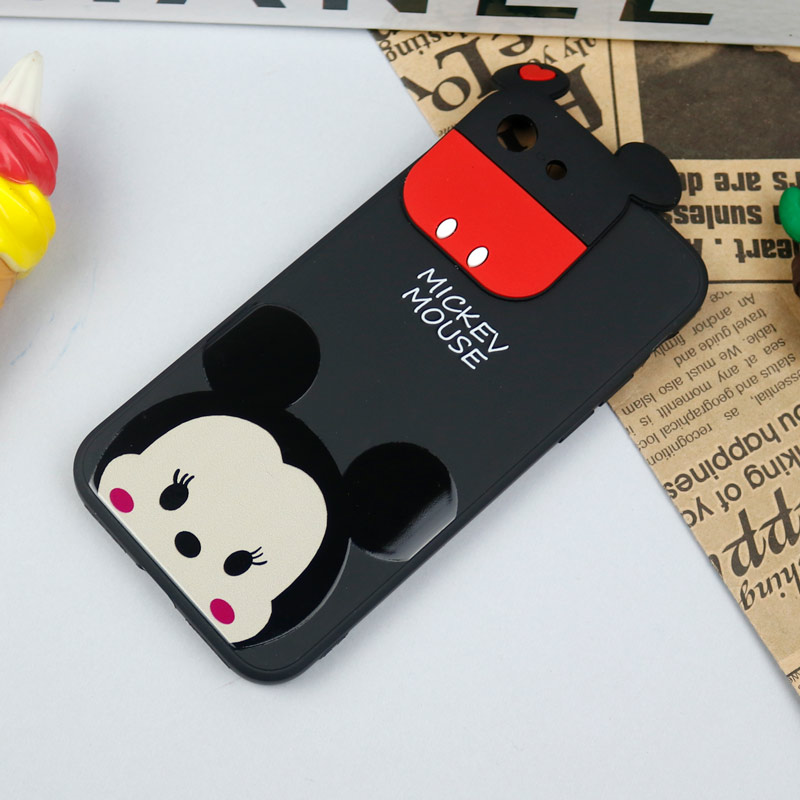 قاب سیلیکونی عروسکی محافظ لنزدار طرح Mickey Mouse آیفون iPhone 7/8
