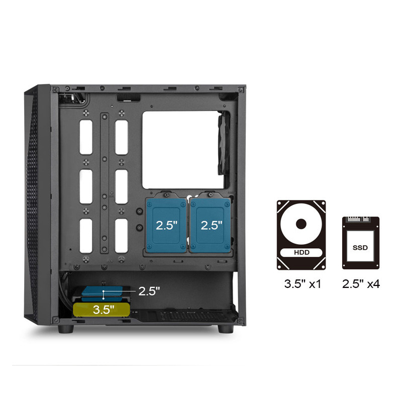 کیس کامپیوتر سیلوراستون SilverStone FARA B1 Pro