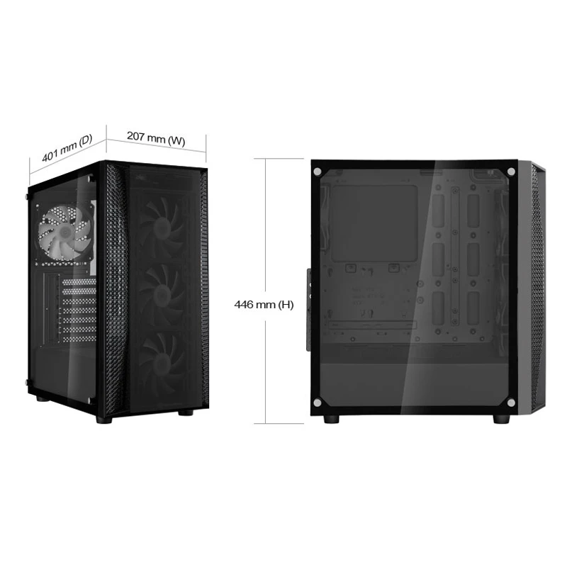 کیس کامپیوتر سیلوراستون SilverStone FARA B1 Pro