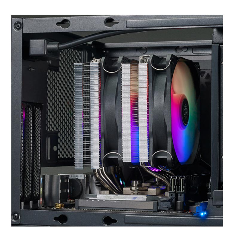 فن خنک کننده CPU سیلوراستون SilverStone Hydrogon D120 ARGB