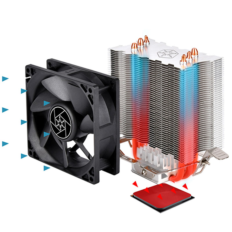 فن خنک کننده CPU سیلوراستون SilverStone Krypton SST-KR02