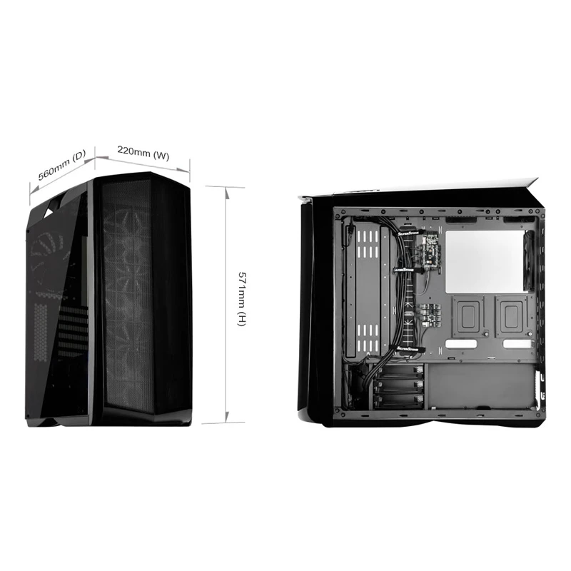 کیس کامپیوتر سیلوراستون SilverStone Primera Series SST-PM01B-RGB