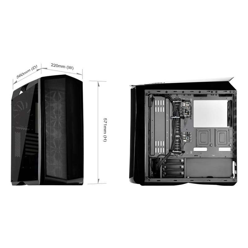 کیس کامپیوتر سیلوراستون SilverStone Primera Series SST-PM01B-RGB