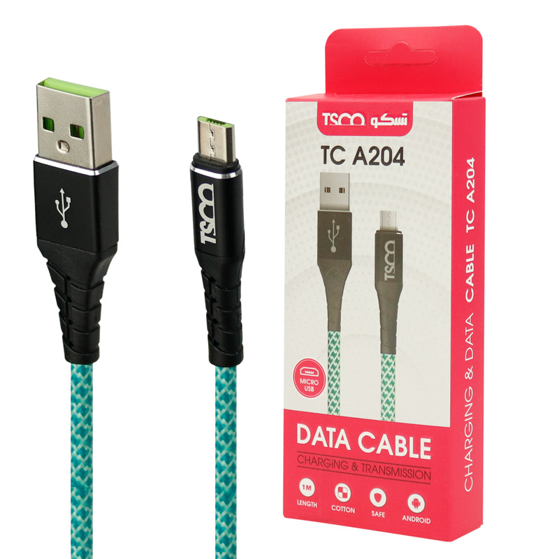 کابل میکرو یو اس بی TSCO TC A204 2A 1m