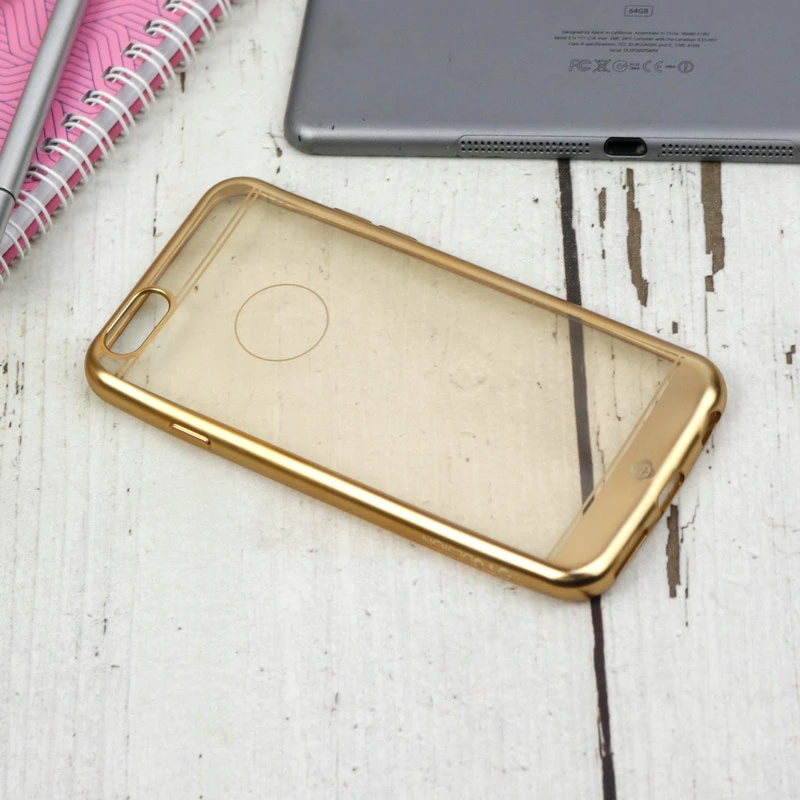 قاب ژله ای Totu آیفون iPhone 6/6s دور طلایی