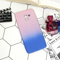قاب دو رنگ Samsung Galaxy A7 2018 صورتی آبی