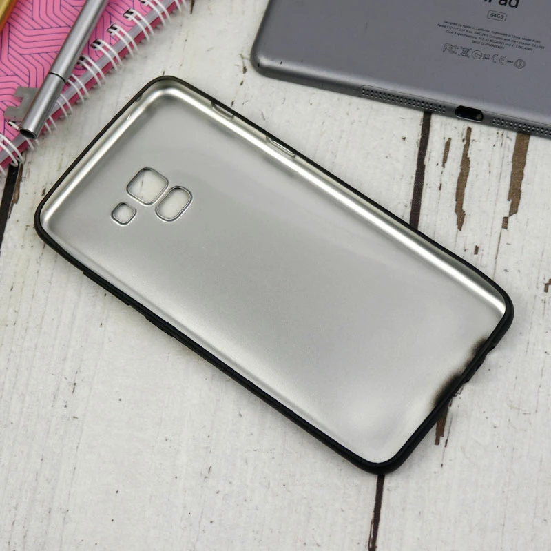 قاب دو رنگ Samsung Galaxy A7 2018 مشکی خاکستری