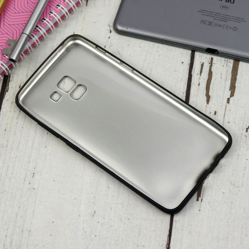 قاب دو رنگ Samsung Galaxy A7 2018 مشکی خاکستری