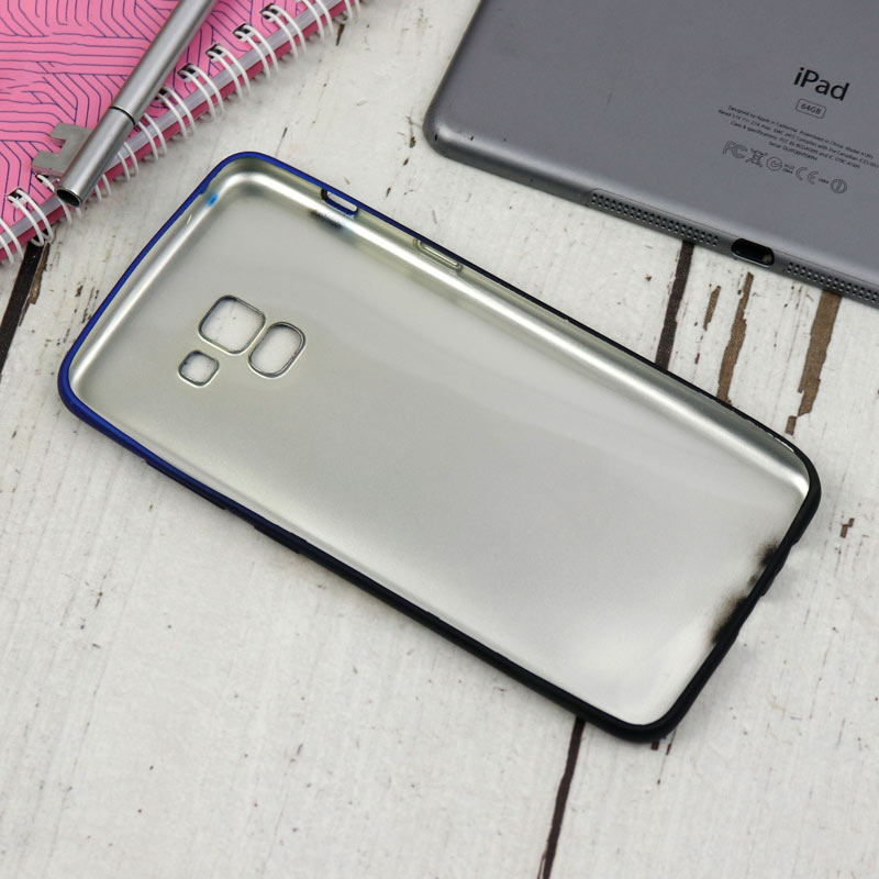 قاب دو رنگ Samsung Galaxy A7 2018 آبی مشکی