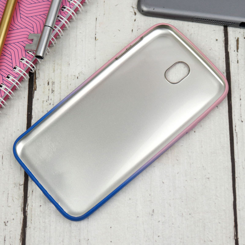 قاب دو رنگ Samsung Galaxy J7 Pro آبی صورتی
